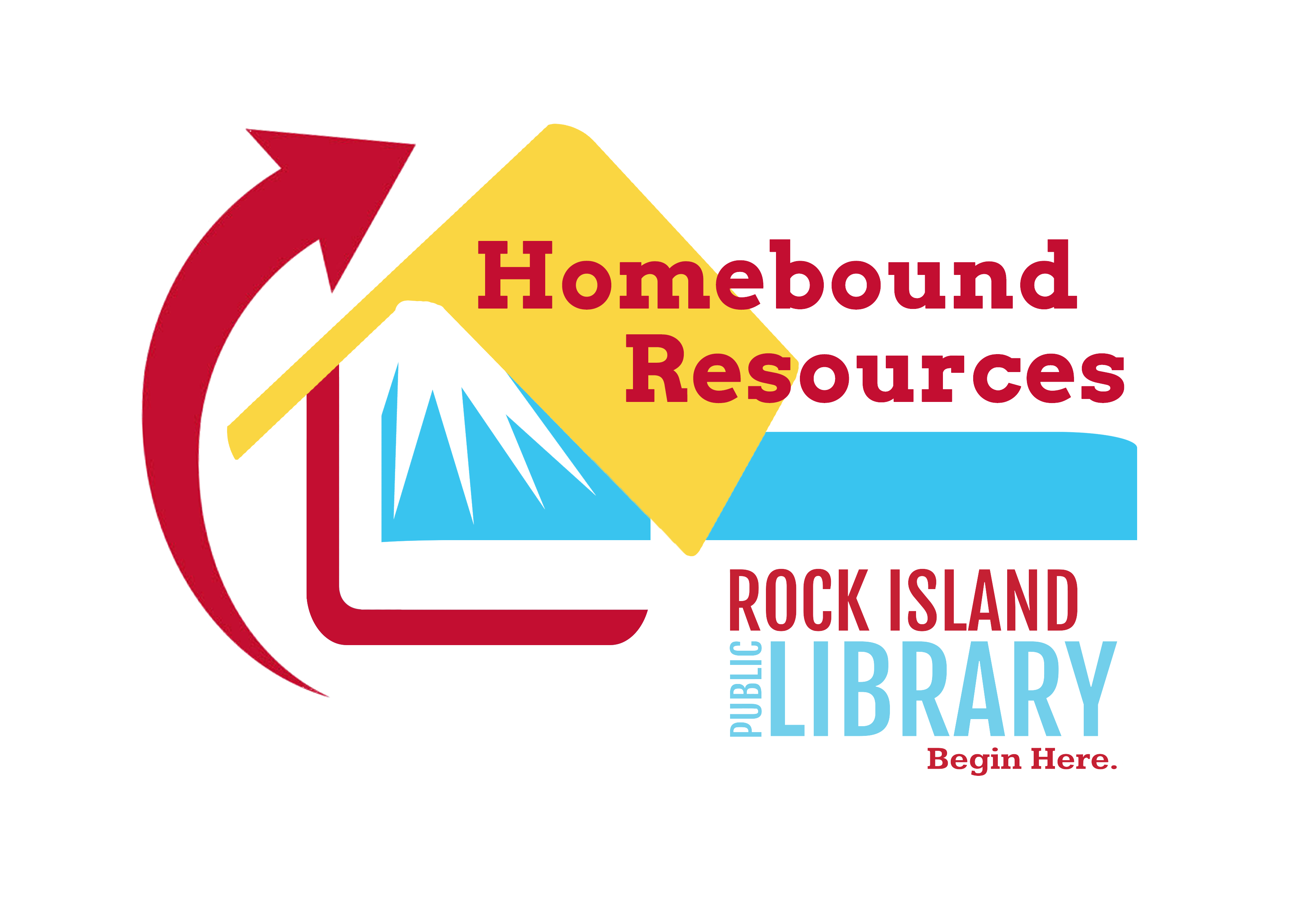Homebound Resources from Rock Island Public Library logo