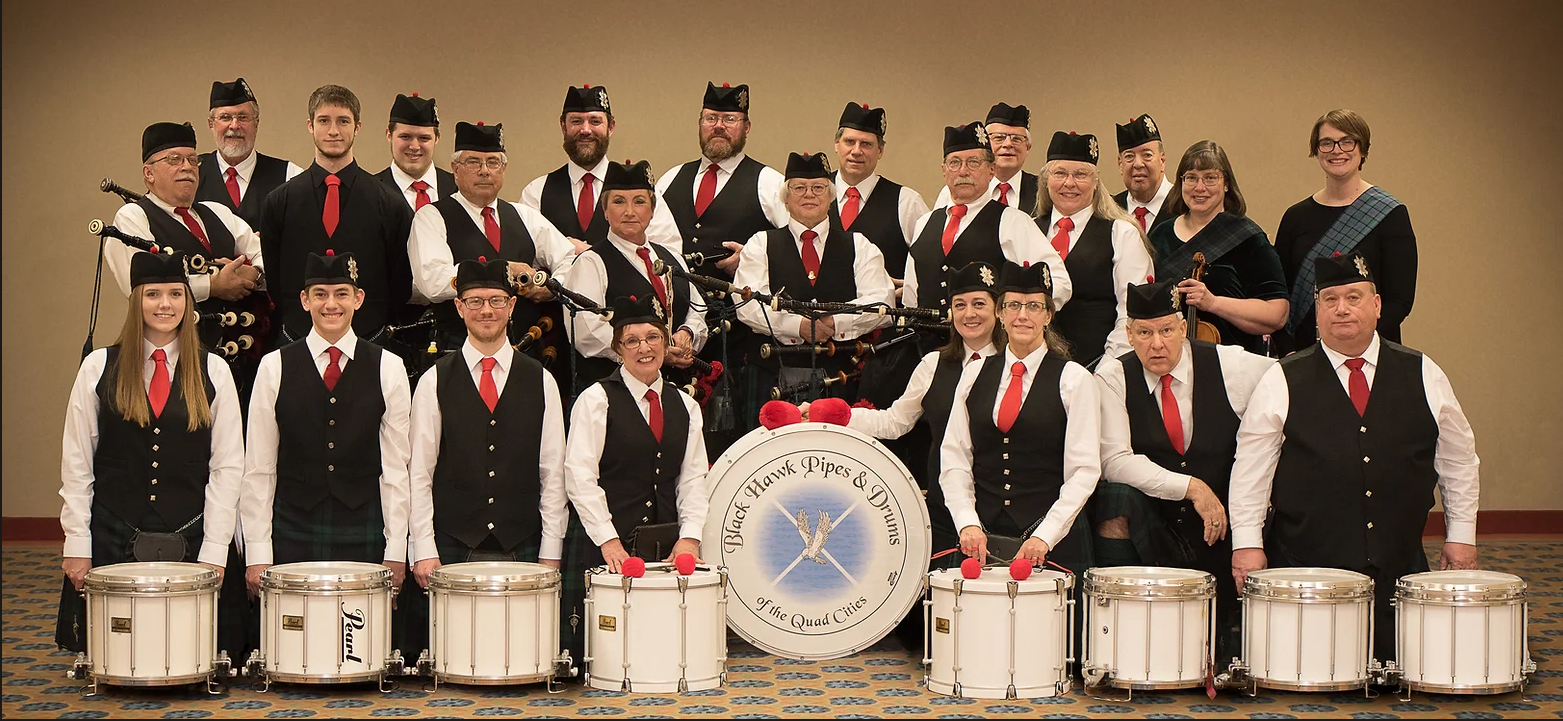 Image of Black Hawk Pipes and Drums Full Band